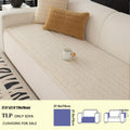 Plush Sofa Cover Bohemian Style Thickened Short Plush Non-Slip Machine Washable Pet Friendly Sofa Slipcover for Living Room Bedroom Office - Armrest Pad to 4 Seater - product image 42