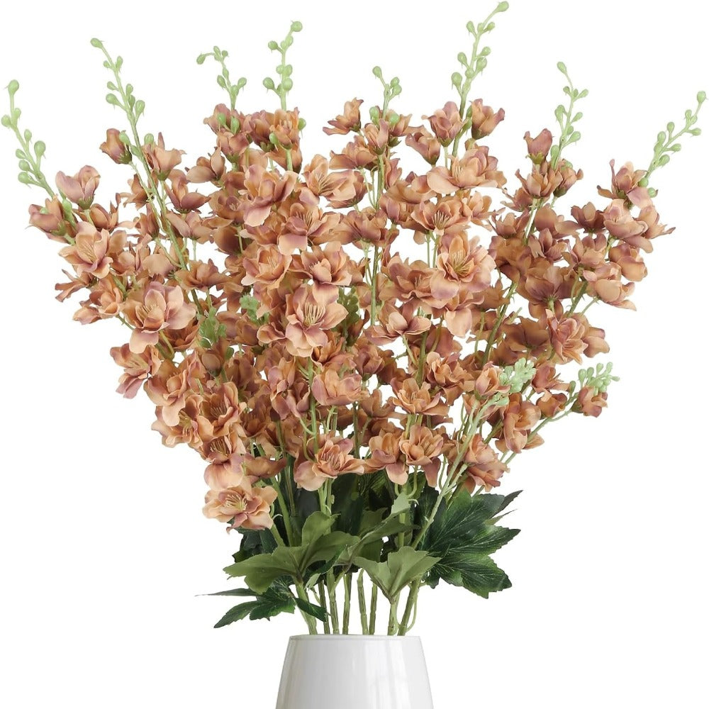 Artificial Delphinium Flowers 8pcs 33.5 Inch Faux Larkspur Stems for Wedding Centerpieces, Tall Silk Flower Bouquet for Home Vase Table Garden Decor - product image 5