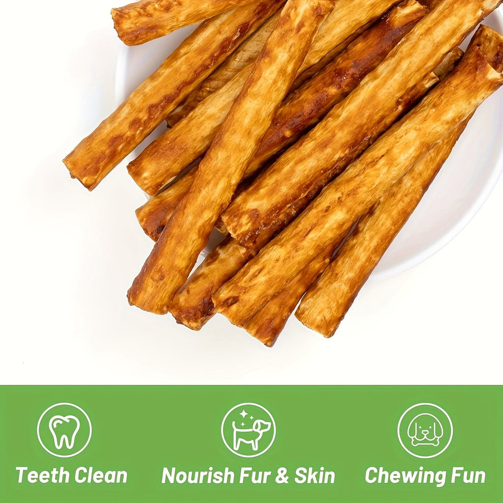 Bully Sticks for Dogs Natural Chicken Duck Molar Chew Sticks High Protein Dog Treats for Medium Large Dogs Dental Health Collagen Chews for Daily Wellness - product image 3