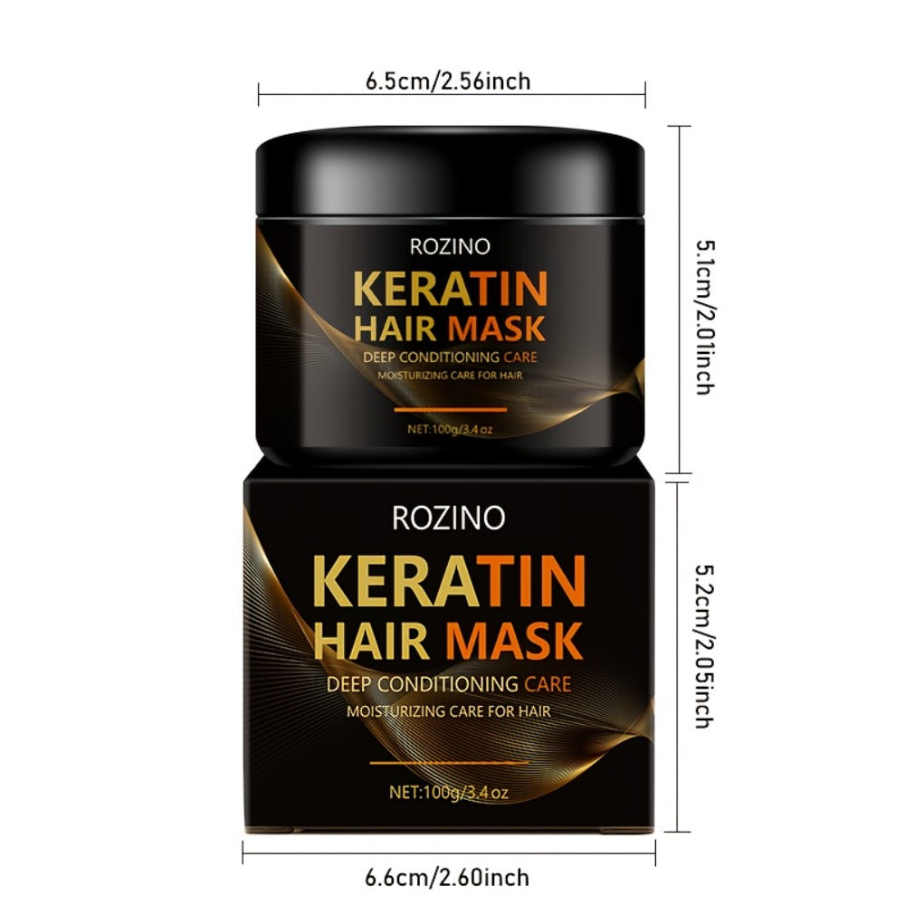 Keratin Hair Care Set 5pcs – Shampoo Conditioner Hair Mask & Essential Oil Bundle | Cleanses Strengthens Repairs Split Ends & Volumizes | Squalane Glycerin Formula for All Hair Typ - product image 6