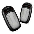 Rechargeable Hand Warmers with COB Light 2 Pack | Magnetic USB Electric Pocket Hand Warmer 12 Hours Heat | Carry-along Reusable Handwarmer for Camping Hiking - product image