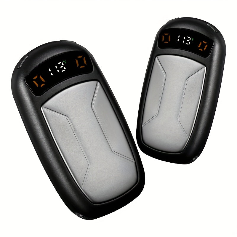 Rechargeable Hand Warmers with COB Light 2 Pack | Magnetic USB Electric Pocket Hand Warmer 12 Hours Heat | Carry-along Reusable Handwarmer for Camping Hiking - product image