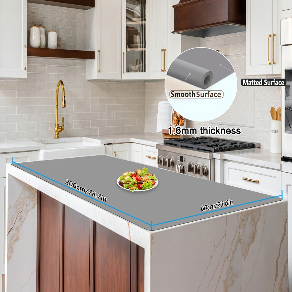 Extra Large Silicone Mat for Kitchen Counter – Nonslip Heat Resistant Countertop Protector, Nonstick Waterproof Craft Mat & Placemat, Multiple Sizes & Colors - product image 21