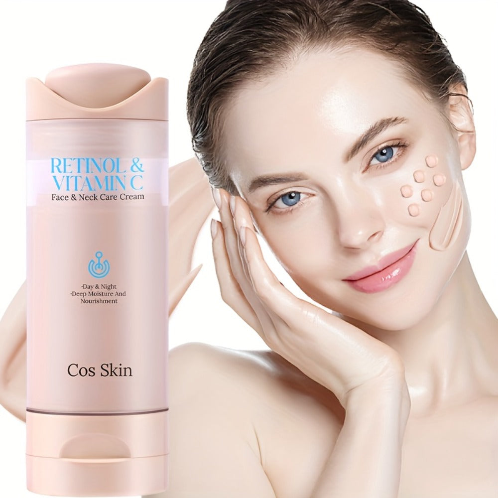 Retinol Vitamin C Face Cream Anti Aging Moisturizer for Skin Elasticity Brightening Deep Hydration Fast Absorbing Non Greasy Gentle Daily Skin Care for Women All Skin Types - product image 2