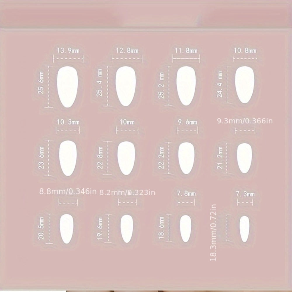 Short Almond Press On Nails 144 Pieces with Glue Pink Flower Rhinestone Black French Tip Full Cover Fake Nails Cute Nail Art Kit for Women Girls Daily Wear Party Wedding Date Night - product image 5