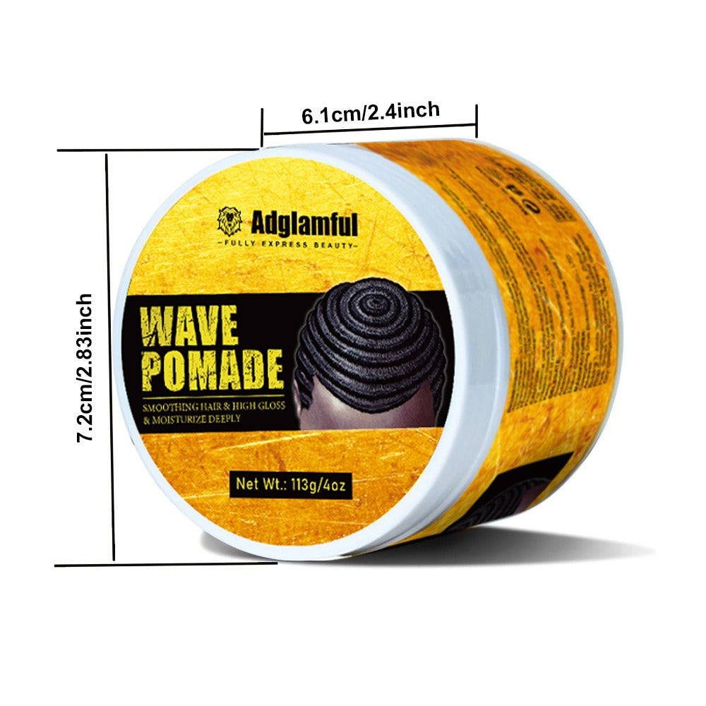 360 Wave Pomade for Men — Wave Control Defining Cream for Layered Waves, Volume & Texture | Non-Greasy, Water-Soluble, No Residue | Easy to Style, Brush & Maintain Natural 360 Wave - product image 5
