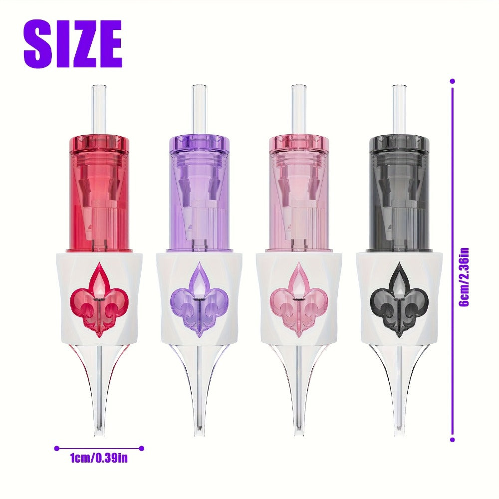 #12 Standard Tattoo Cartridge Needles RL RS RM M1 Mixed Set Round Liner Shader Curved Magnum Disposable Assorted Sizes for Tattoo Machines 20/50pcs - product image 6