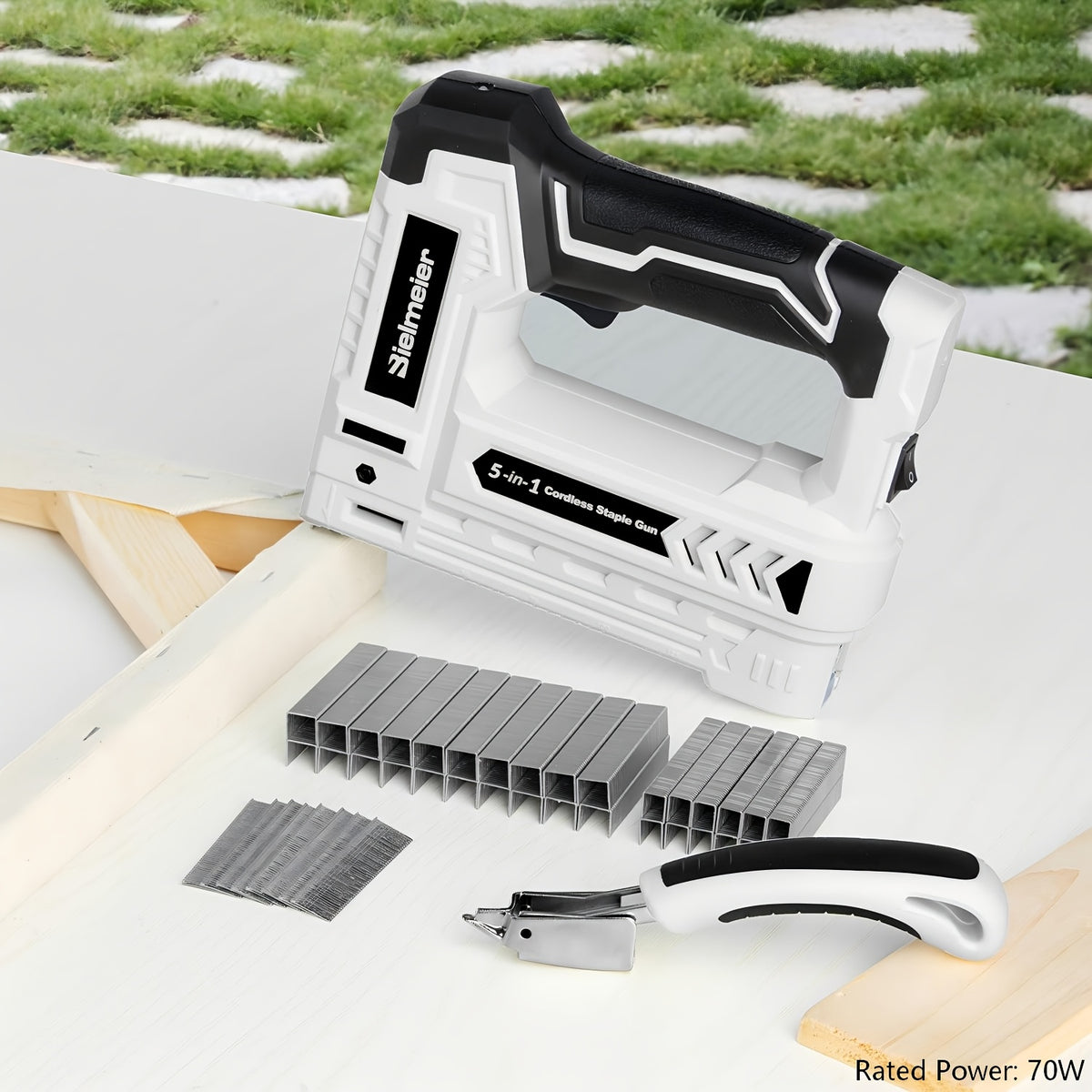 Bielmeier 20V/4V Cordless 2-in-1 Stapler/Nailer, Brad Nailer Without Compressor and Cord, Lightweight Design, with Safety Striker Guard, Battery&Charger - product image 13