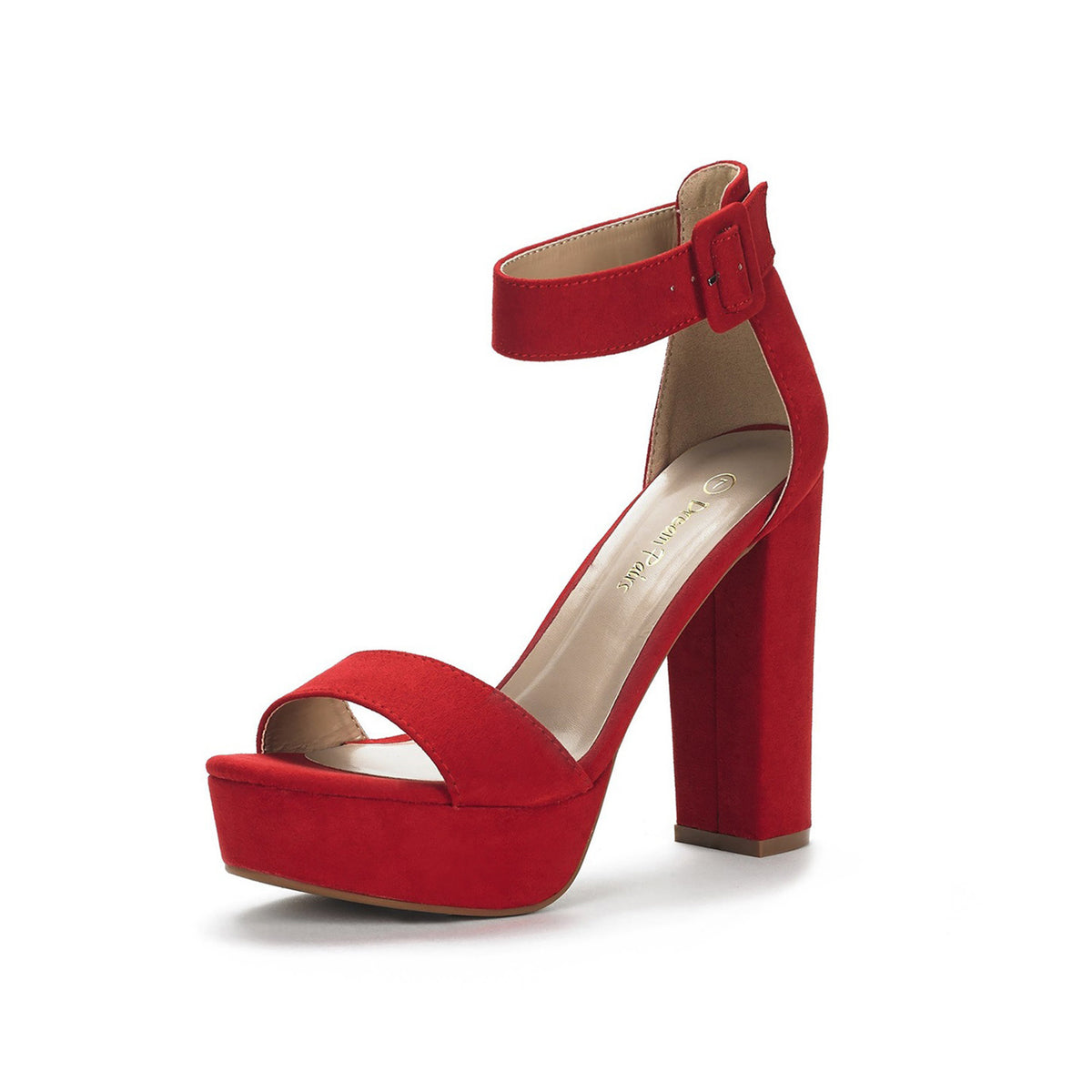 Women Heeled Sandals Pumps for Party for Wedding Womens High Heel Platform Pump Sandal with Ankle Strap Brand Shoes for Ladies Fashion Classic, Women Shoes