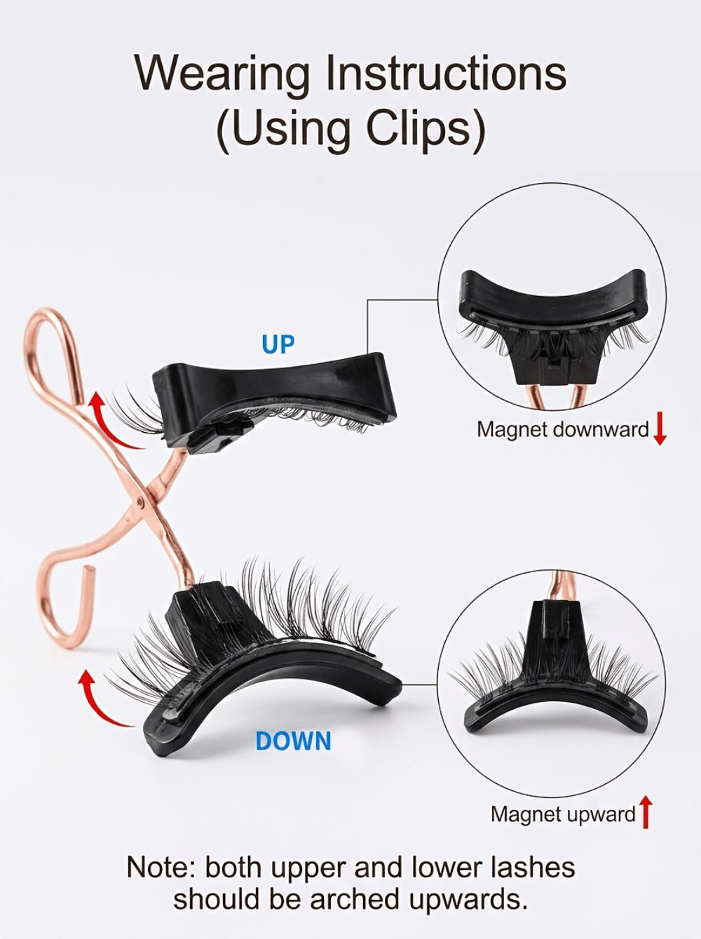 Reusable Magnetic False Lashes 8Pcs No Glue Double Strip Set with Applicator & Tweezers – Natural Everyday Makeup Look for Women, Daily Wear, Parties, Travel & Mom Gift - product image 14