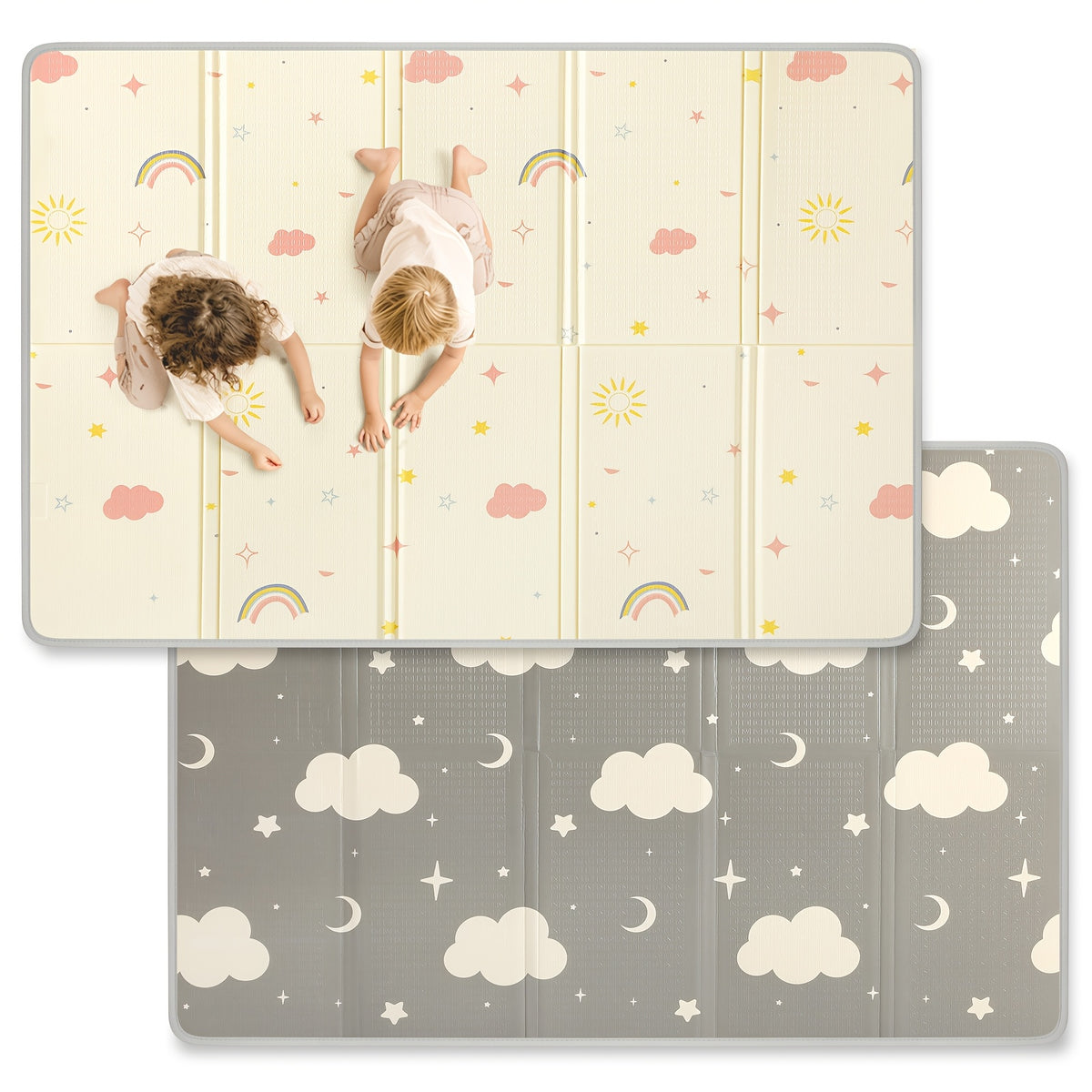 Extra Large Foldable Reversible ABC Baby Play Mat with Waterproof Padded & Non-Toxic Foam Suitable for Infants Toddlers Tummy Time, Waterproof Indoor/Outdoor - product image 7