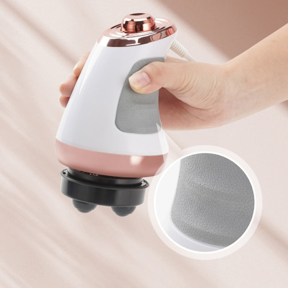 Handheld Body Massager with 5 Interchangeable Heads & 3 Washable Pads – Adjustable Vibration Intensity, Full Body Muscle Relief for Abdomen, Waist, Arms, Buttocks & Legs, Portable  - product image 4