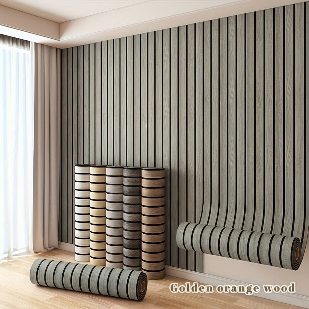 3D Wood Grain Wall Panels Self-Adhesive Peel and Stick Soundproof Grid Board Thick Matte Finish Wallpaper for Walls Ceilings Curved Surfaces Home Decor Easy Install - product image 5