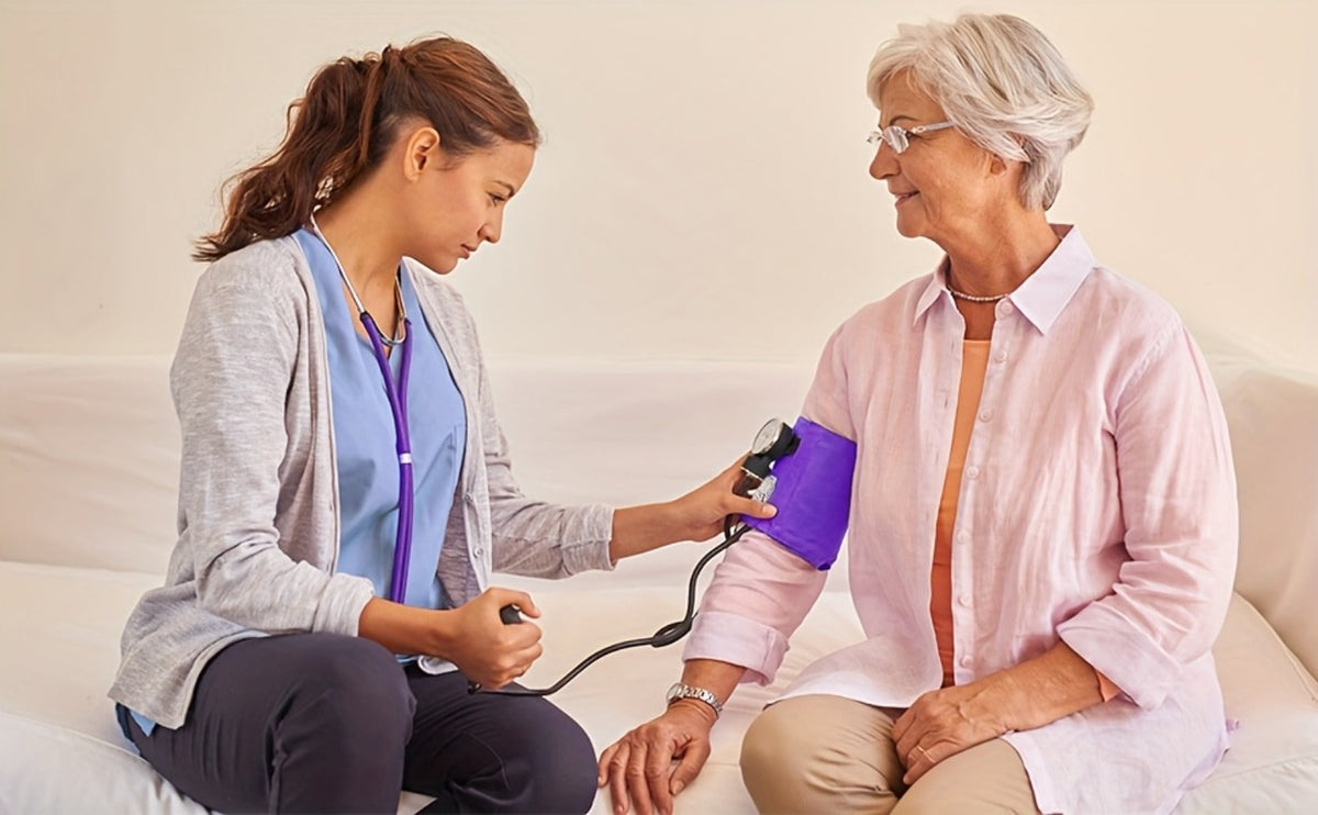 Aneroid Sphygmomanometer & Stethoscope 2-in-1 Set - Manual Blood Pressure Monitor with Nylon Cuff, Fixing Clip, Stethoscope, Portable Case & Accessories, Emergency BP Kit for Medic - product image 14