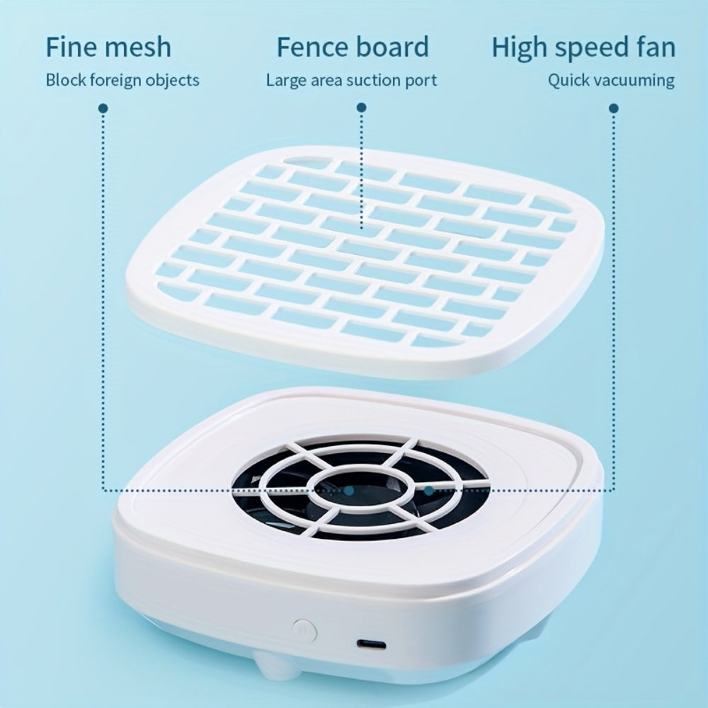 Nail Dust Collector Mini USB Electric Vacuum Cleaner with 10 Filter Pads & Strong Suction – Portable Nail Dust Suction Machine for Acrylic Gel Filing, Home Nail Station, Salon & Tr - product image 12