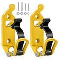 Roof Rack Shovel Mount 2-Pack | Metal Clamp Bracket Kit with Rubber Clamps, Quick Release Axe Holder for Roof Rack, Truck Bed, Boat, RV & Trailer, Fits Shovels, Axes & Long Handle Tools