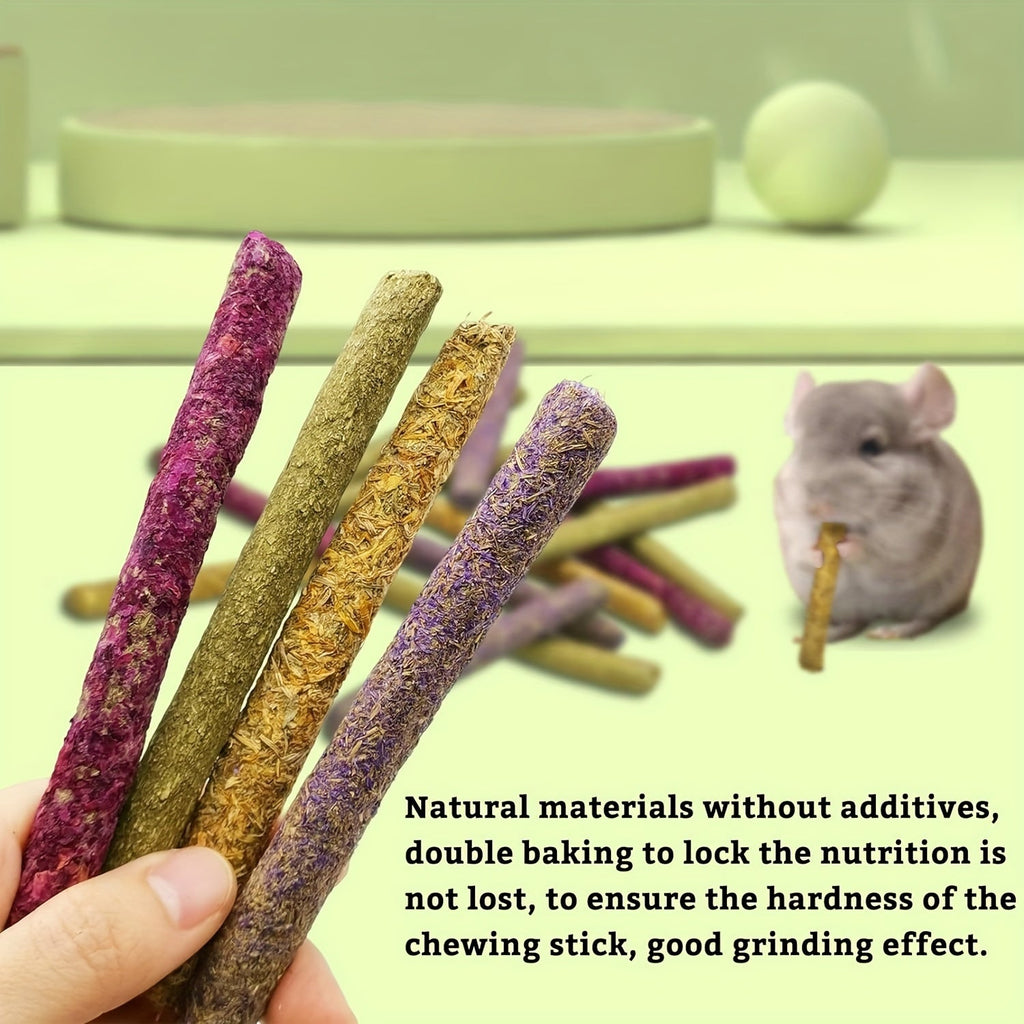 Timothy Hay Sticks 66pcs – Dental Health Chews for Small Pets – Natural Handmade Chew Toys & Treats for Rabbits, Guinea Pigs, Hamsters, Chinchillas, Rats - product image 3