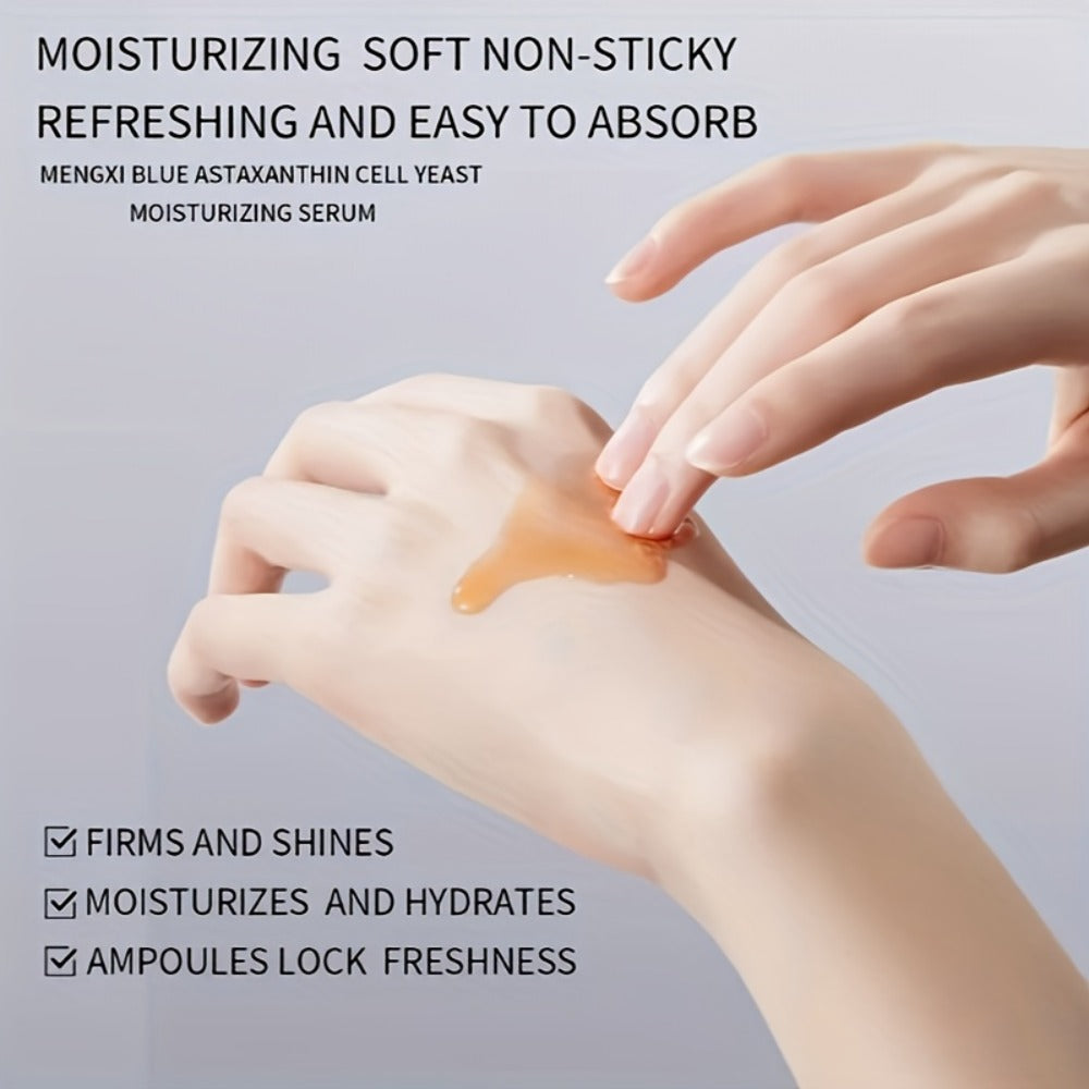 Astaxanthin Hydrating Essence Ampoules 28-Pack 2ml Each with Niacinamide Hyaluronic Acid Collagen Firming Brightening Daily Skincare for Men Women Travel - product image 5