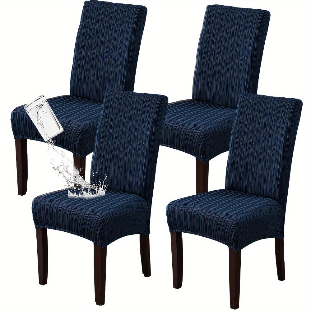 Dining Chair Covers Stretch Slipcovers Set of 4 or 6, Stain Resistant Removable Washable Chair Protector for Home Kitchen Restaurant Wedding, Spandex Jacquard Fabric, 7 Colors Avai - product image 15