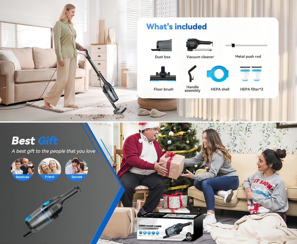Cordless Stick Vacuum 30KPa 600W Motor 68oz Bagless Upright Lightweight Vacuum Cleaner for House Car Hard Floor Carpet Pet Hair Multi-Color - product image 21