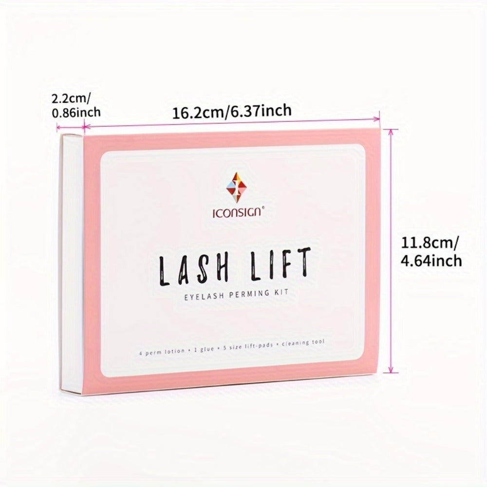 Lash Lift Kit Professional Eyelash Perm & Curl System ICONSIGN Calia Perm Technique 6-8 Weeks Long-Lasting Natural Lash Lifting DIY Home & Salon Use Beginner Friendly Complete Set - product image 4