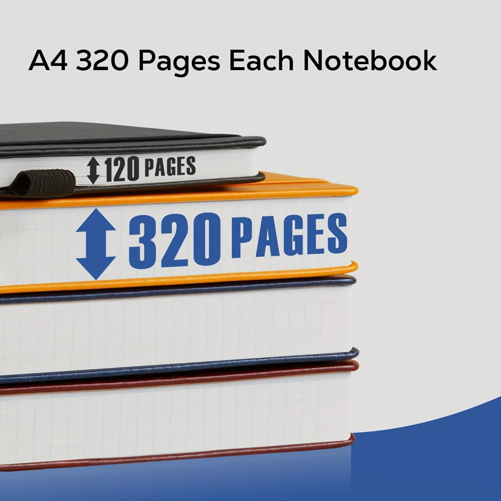 A4 Hardcover Lined Journal Notebook 320 Pages, Faux Leather College Ruled Notebook with 100GSM Thick Pages, 8.5x11 Large Writing Journal for Women Business School - product image 14