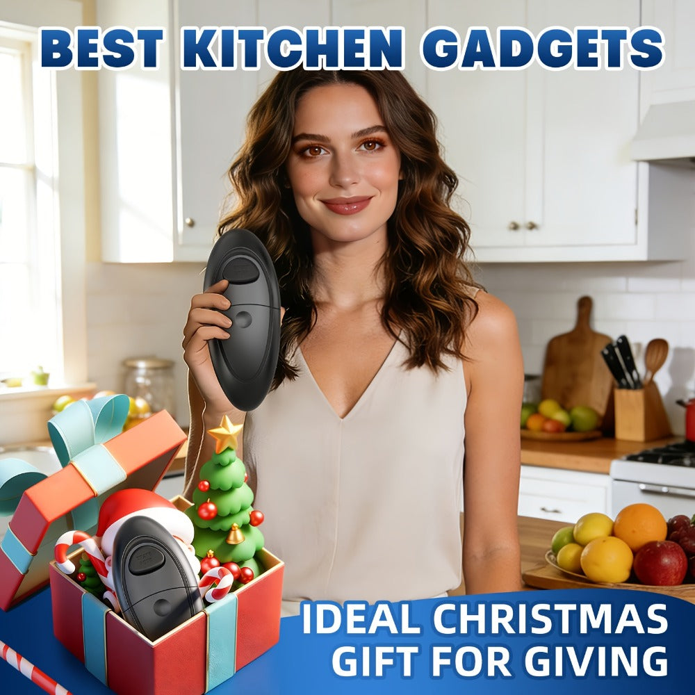 Electric Can Opener One-Touch Automatic – Smooth Edge Battery Operated Handheld Opener for All Can Sizes, Best Kitchen Gadget for Seniors, Arthritis & Weak Hands, Great Gift Idea - product image 11