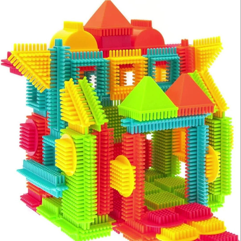 Soft Interlocking Brush Building Set, Sensory STEM Learning Toy for Kids Ages 2 3 4 5, Creative Open-Ended Educational Gift for Boys & Girls, Birthday - product image 9