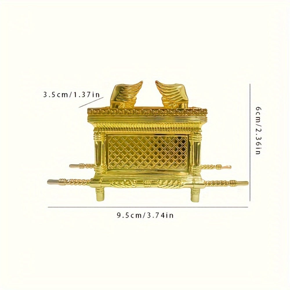 Ark of the Covenant Figurine – Golden Artisan Tabletop Statue, Spiritual Religious Decor for Home & Office, Hanukkah, Easter & Ramadan Gift Ornament, Indoor Outdoor Display, Medium - product image 17