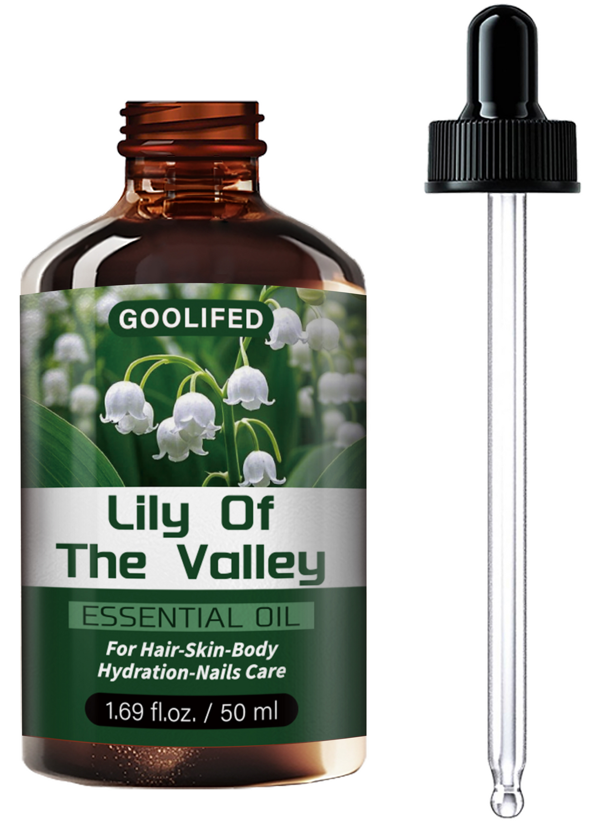 Lily of the Valley Body Oil 50ml Deep Moisturizing No-Methanol Multipurpose Hydrating Oil for Dry Skin Hair Nails — Fresh Floral Scent Conditioning Unisex Skin Care Essential Oil - product image 12