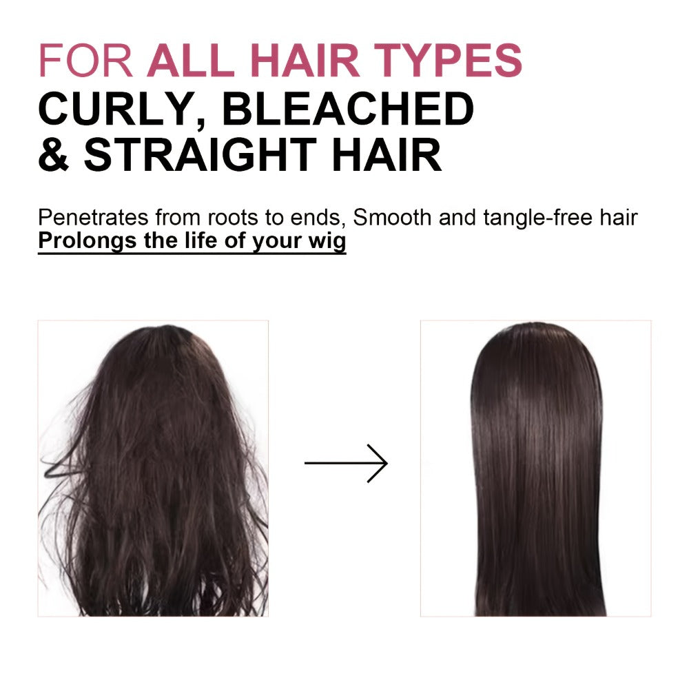 Wig Conditioner Spray with Argan Oil & Vitamin E Leave-In - Sillkva Moisturizing Care for Synthetic & Human Hair Wigs, Detangles, Reduces Frizz, Adds Shine, Daily Use - product image 11
