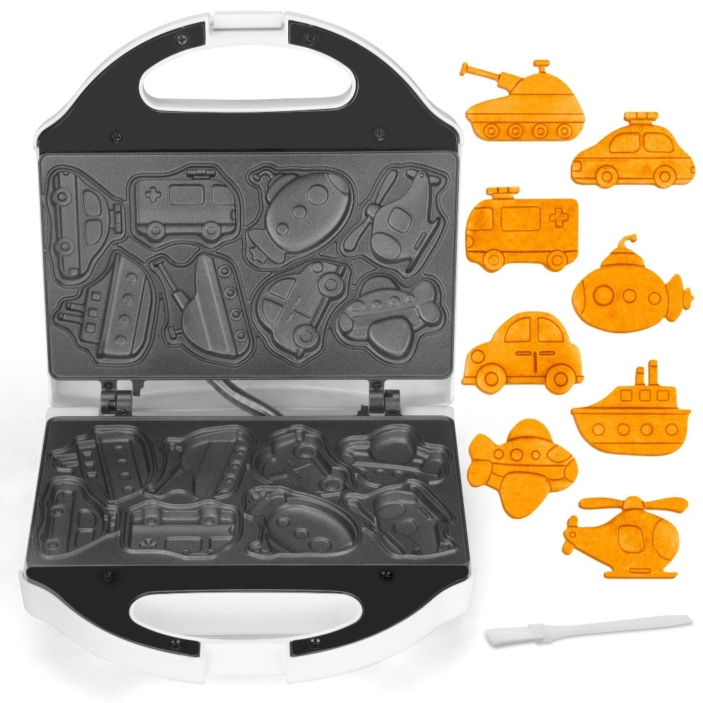 Dinosaur Waffle Maker Electric – 8 Dino Shapes Non-Stick Pancake Maker for Kids | Also Available in Car & Monster Designs - product image 4
