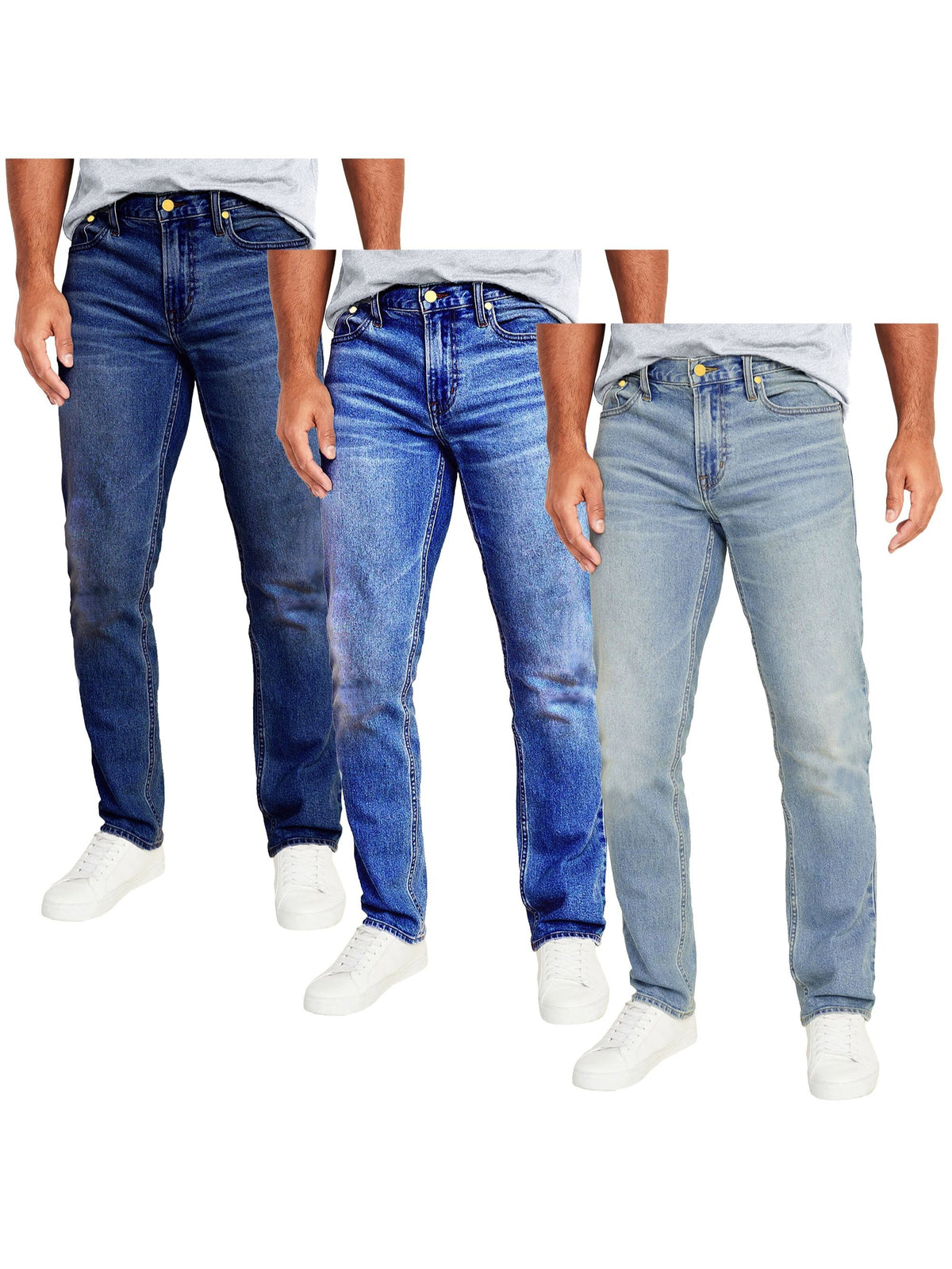 3-Pack Men's Flex Stretch Slim Straight Jeans - product image 16