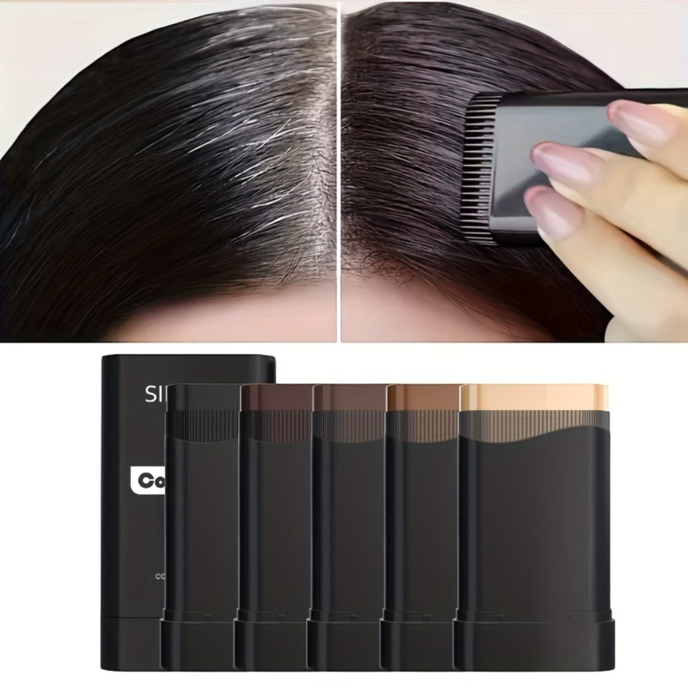 Gray Root Touch-Up Color Concealer Comb for Hair & Beard | Waterproof Fine Teeth Applicator | 5 Shades | Precise Coverage 0.7oz Each | 2-Pack Value Set - product image