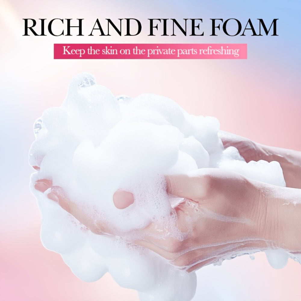 Intimate Cleansing Soap Rose Essence Built-in Bubble Net Rich Foam pH Balance Moisturizing Private Parts Soap for Women Peach Strawberry 2pcs 4pcs - product image 8