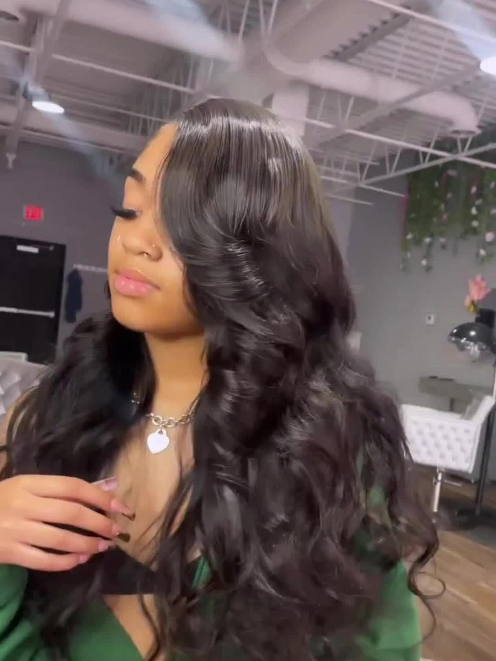 Body Wave Lace Front Wig 13x4 HD Transparent Lace 30 Inch Human Hair Glueless Bye Bye Knots Pre Plucked Natural Hairline for Women All Skin Tones Wear and Go - product image 8