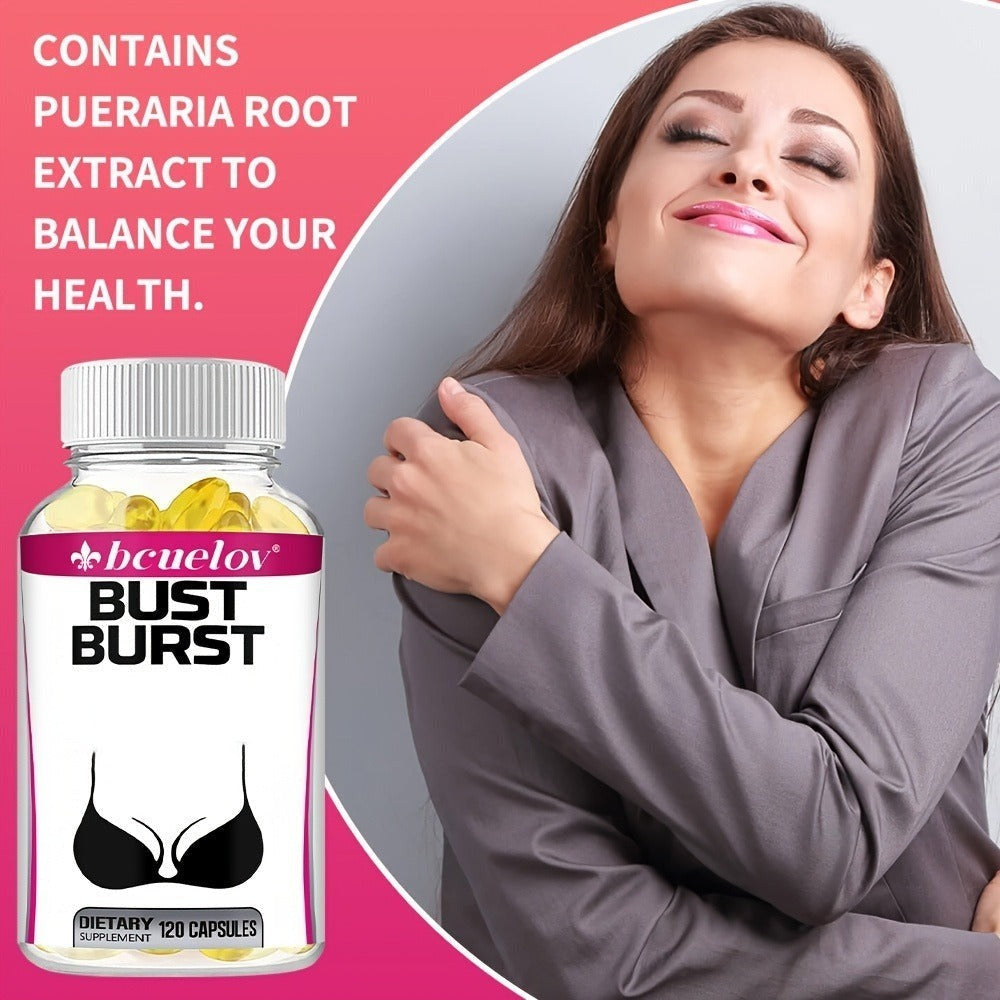 Pueraria Mirifica Breast Enhancement Capsules 120ct | Natural Phytoestrogen Formula for Women | Supports Bust Firmness, Hormonal Balance & Emotional Wellness | Daily Women's Health - product image 4
