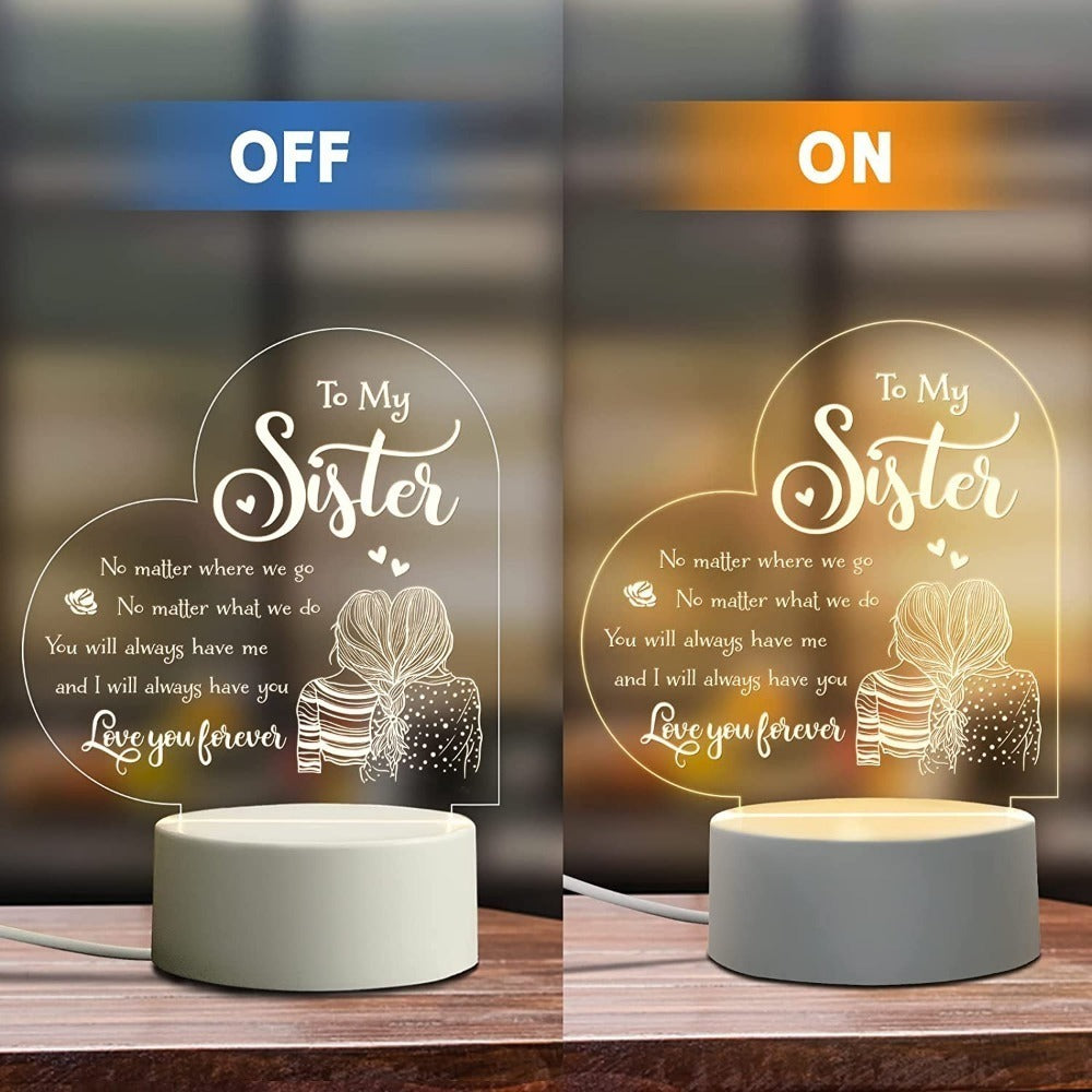 Space Floral Acrylic Night Light – Enchanting Galaxy Flower LED Desk Lamp, Aesthetic Bedroom Decor, Cute Room Accent Light, Unique Gift for Sister, Girls, Teens, Birthday & Any Occ - product image 2