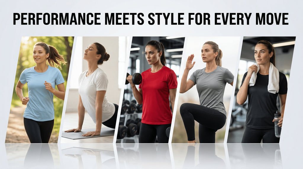 Women's 6-Pack Performance T-Shirts - Breathable, Moisture-Wicking, and Skin-Friendly for, Outdoor, and Everyday Comfort - product image 8