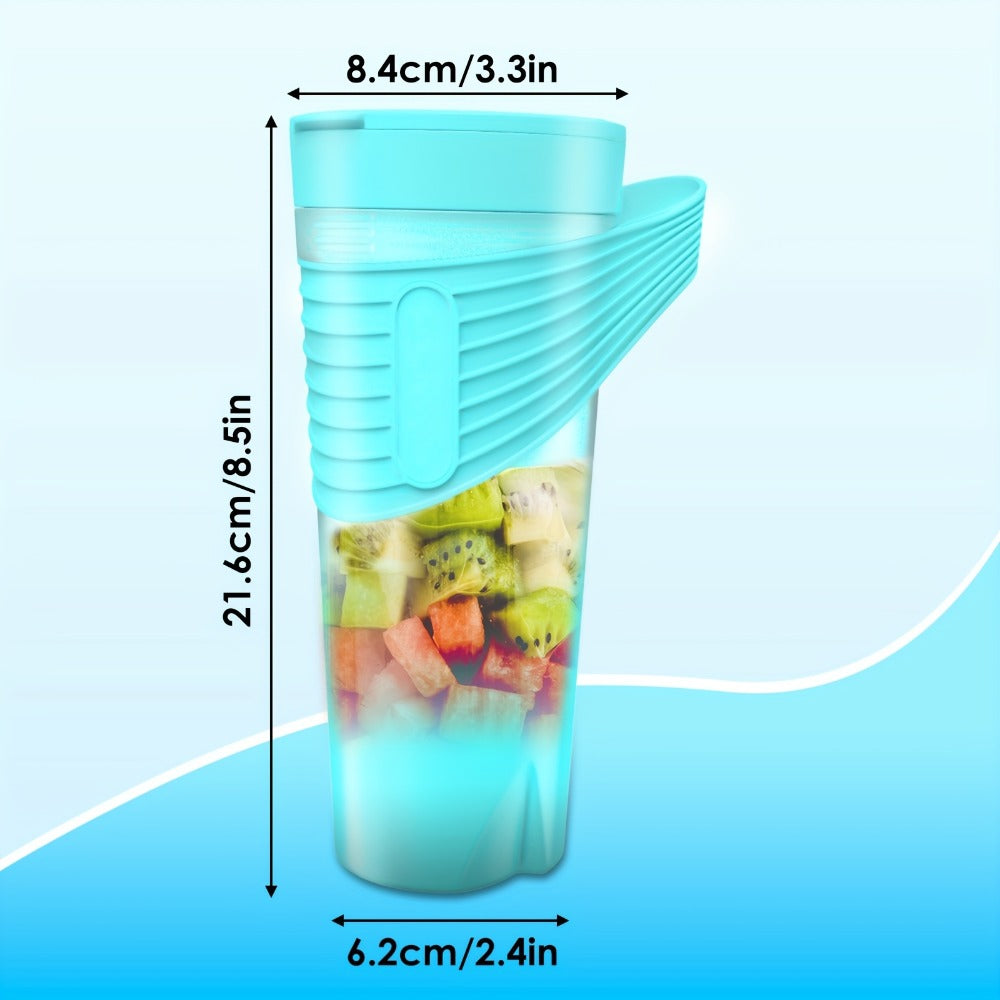 Mini Blender USB Rechargeable 380ml - 6-Blade 22000RPM High-Speed Portable Blender Cup, 304 Stainless Steel, Self-Cleaning, for Smoothies, Shakes & Protein Drinks, Home, Office & T - product image 9