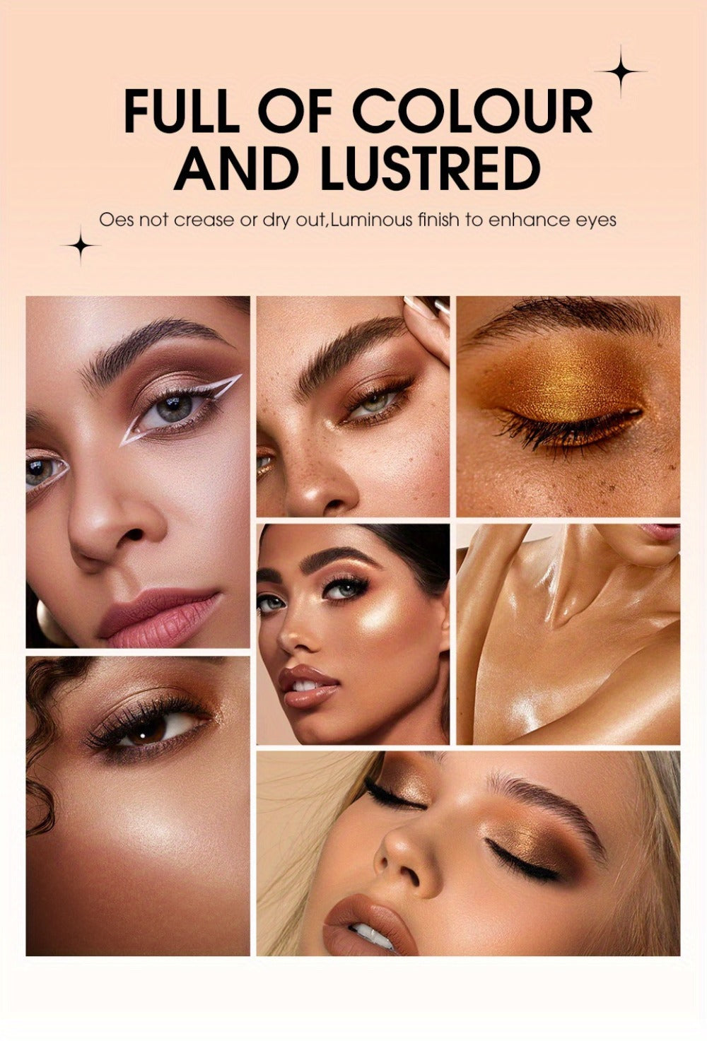 Waterproof Eyeshadow Stick Set 8 Piece – Shimmer, Pearlescent & Matte Eye Shadow Pencils, Creamy Blendable Formula, Long-Lasting Smoky Natural Glitter Eye Looks, Gift for Her - product image 19