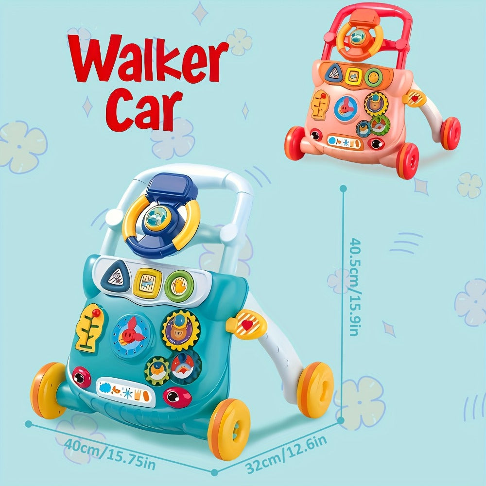 Musical Baby Walker Toy with Anti-Rollover Safety | Multi-Function Sit-to-Stand Activity Center for Early Walking Development, Interactive Learning Push Walker - product image 13