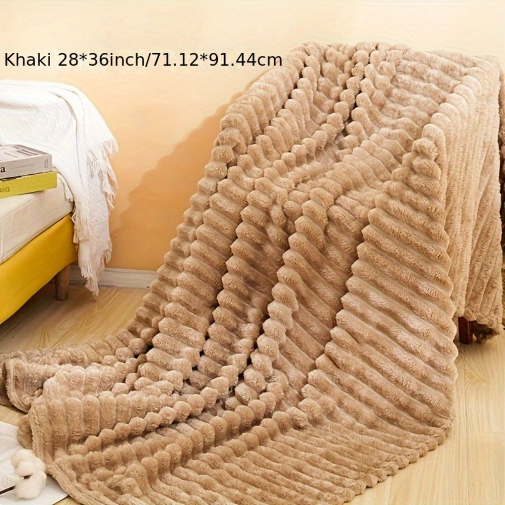 500gsm Heavy Plush Blanket – Ultra Thick Soft Warm Fluffy Blanket for Bed, Sofa & Travel, Baby to Double Size, 5 Colors - product image 3