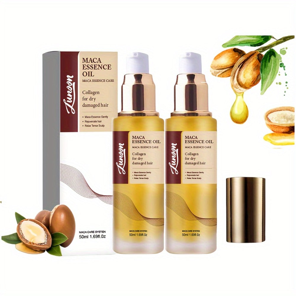 Argan Oil Hair Mask Deep Conditioning Treatment with Collagen | Cold Press Moroccan Oil for Dry Frizzy Curly Fine Hair | Long-Lasting Moisture Repair 1.69oz - product image 8