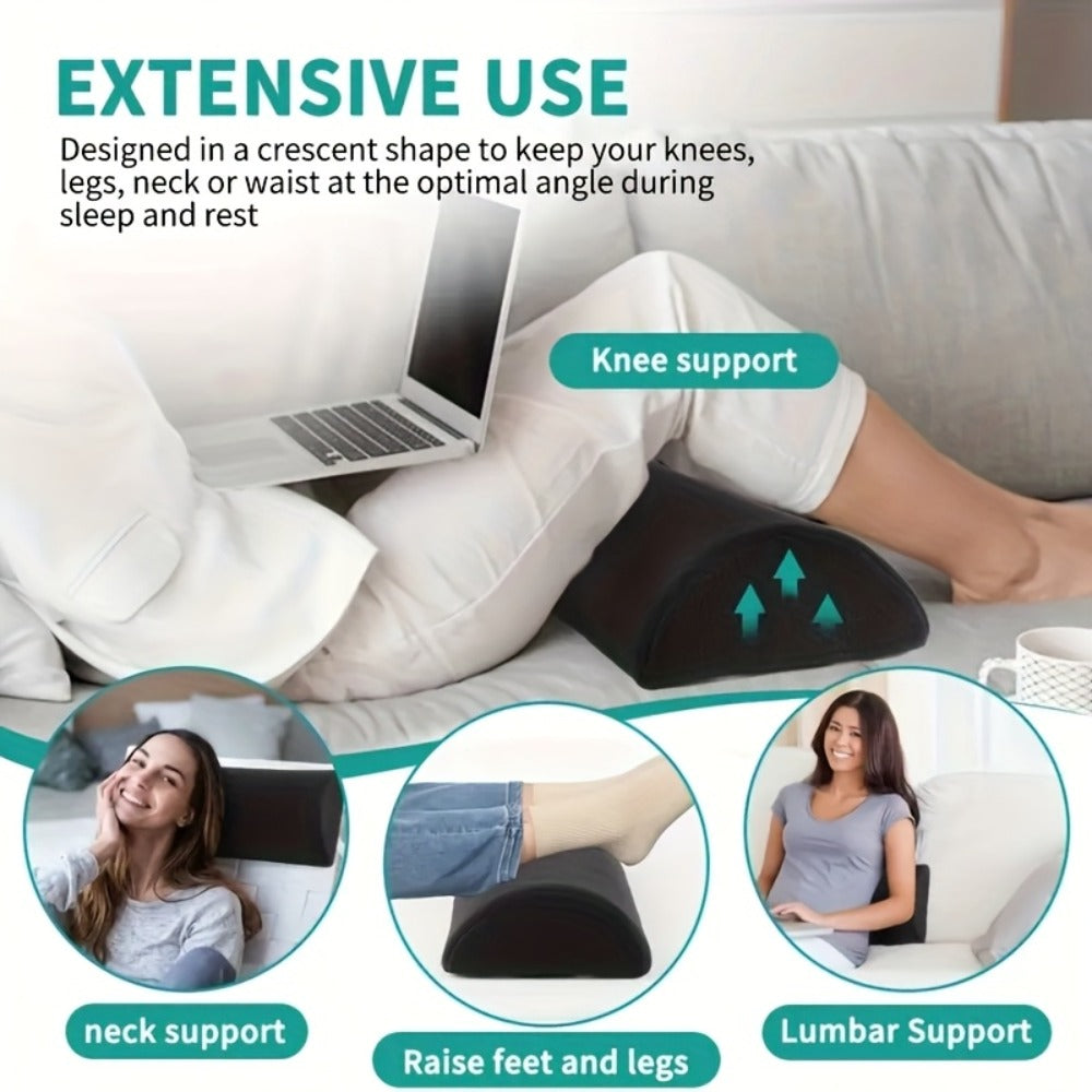 Memory Foam Lumbar Support Pillow Slow Rebound Half-Roll Multifunctional Leg Neck Back Support for Sleep Rest Recliner Elderly Bed Sofa Chair - product image 2