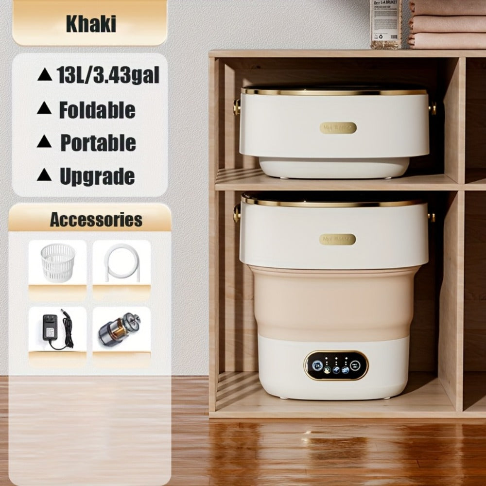 Portable Washing Machine Foldable Mini Washer Large Capacity for Underwear Socks Baby Clothes Apartment Dorm Travel Camping - product image 4