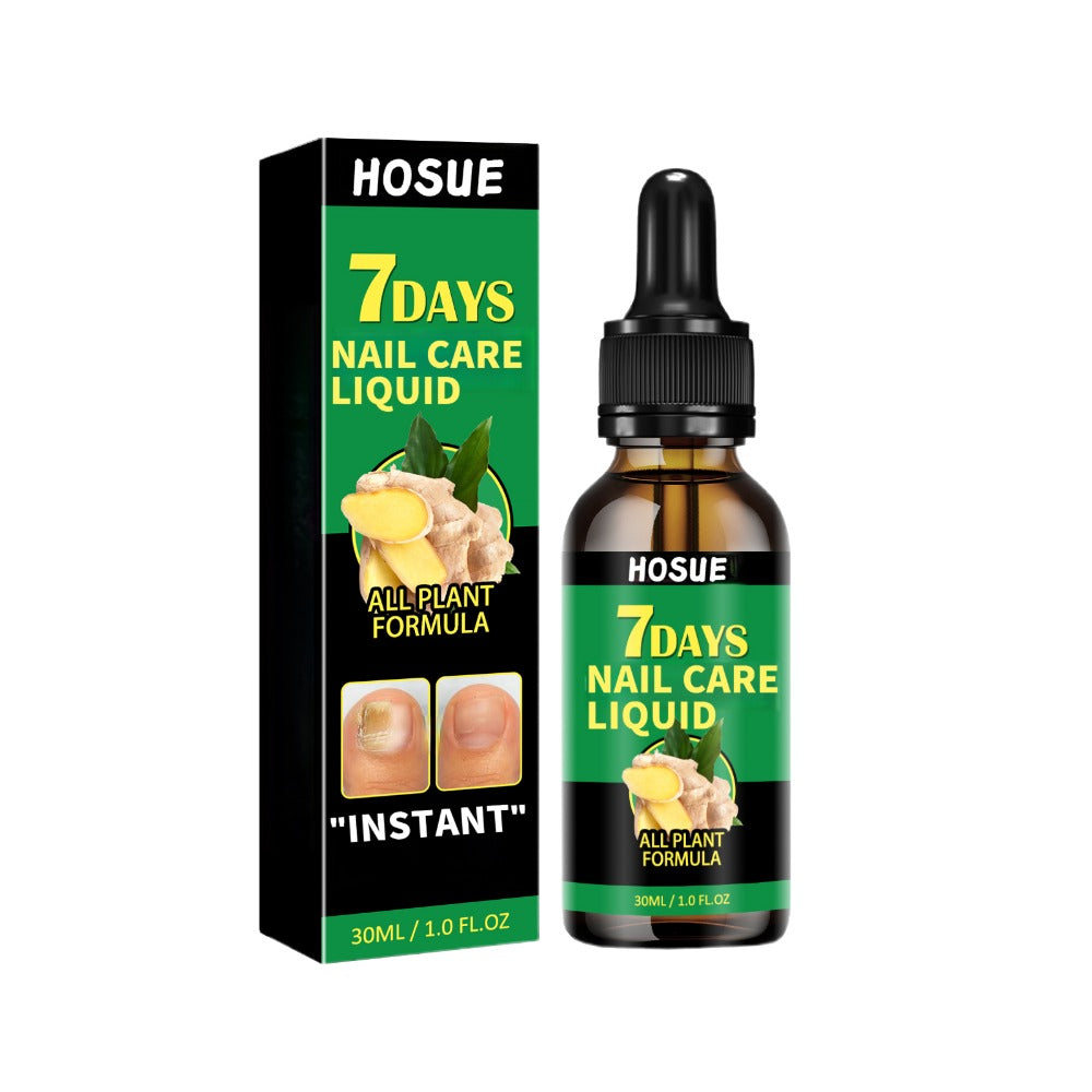 Ginger Nail Care Liquid 7-Day Repair 2-Piece Set 1.01oz Each – HOSUE Plant-Based Formula for Yellowing Gray Uneven Discolored Nails, Daily Nail Treatment Serum for Women & Men, Nai - product image 8
