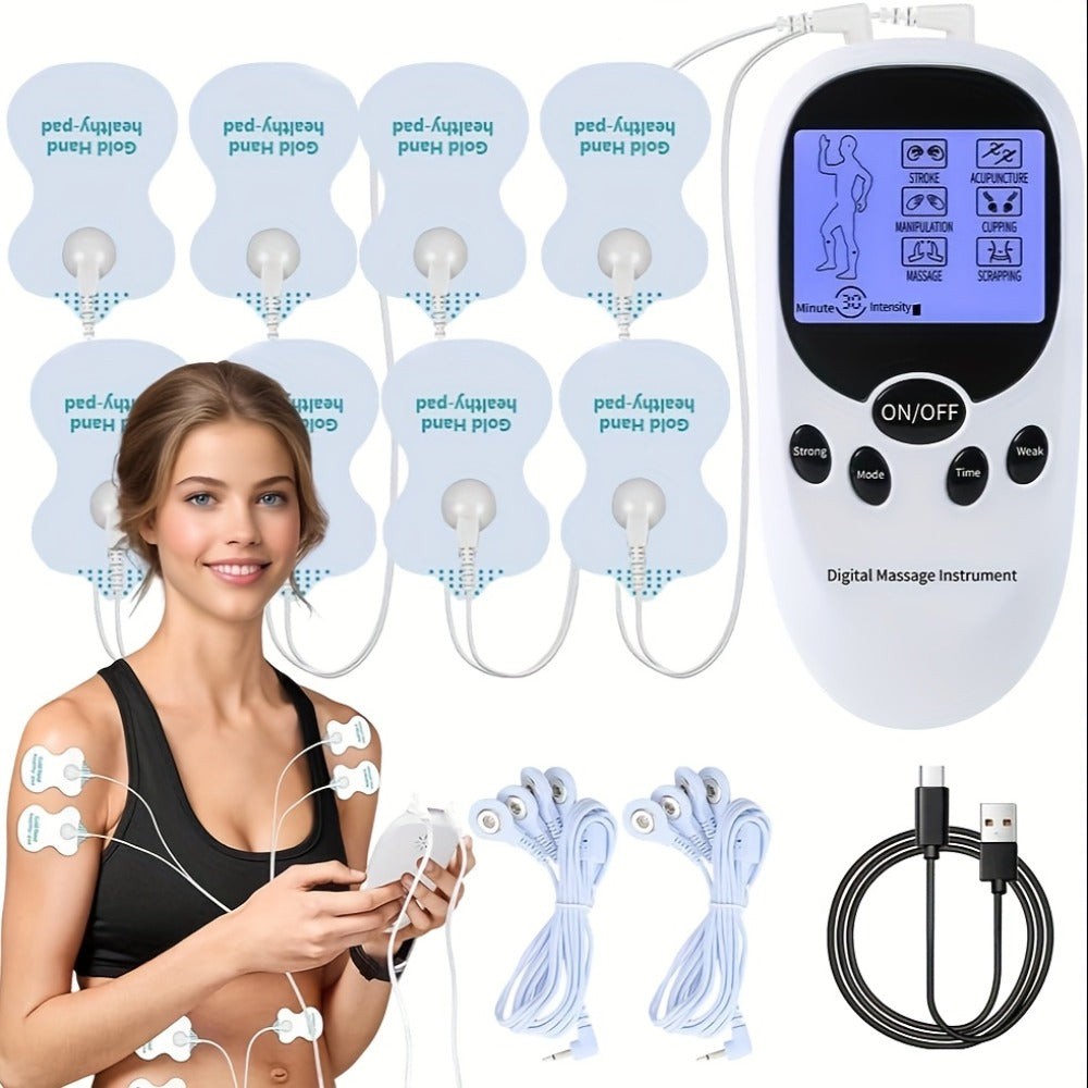 TENS EMS Electrode Pads 35mm Snap Reusable Replacement Pads Highly Conductive Latex Free Non-Irritating Gel for TENS EMS Muscle Stimulator Units 10 20 40 80 Pcs Options - product image 8
