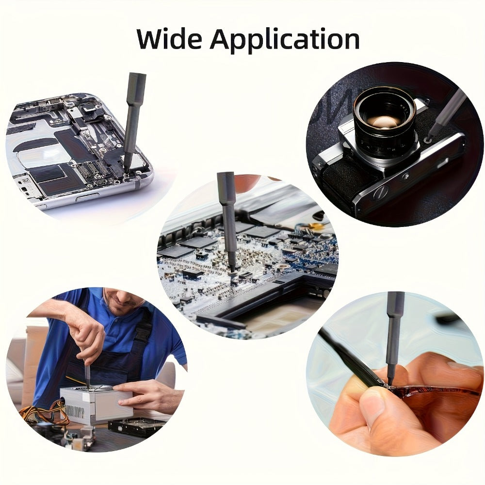 Precision Screwdriver Set 25PCS – Flat Head & Phillips Bits | Ergonomic Grip | All-in-One Kit for Electronics, Smartphones, Watches, Glasses & Jewelry Repair | Compact & Portable | - product image 6