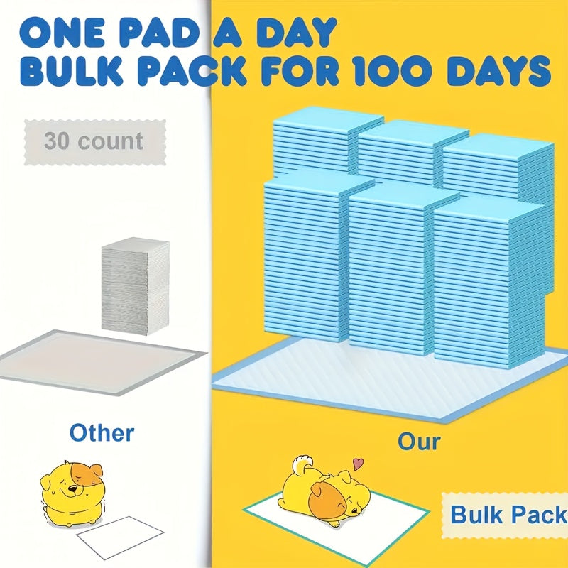Bulk Pet Pee Pads 50 to 400-Count – For Dogs, Puppies, Cats & Rabbits – Super Absorbent Leak-Proof Disposable Training Pads 23.6"x23.6" – Multi-Pet Household - product image 4